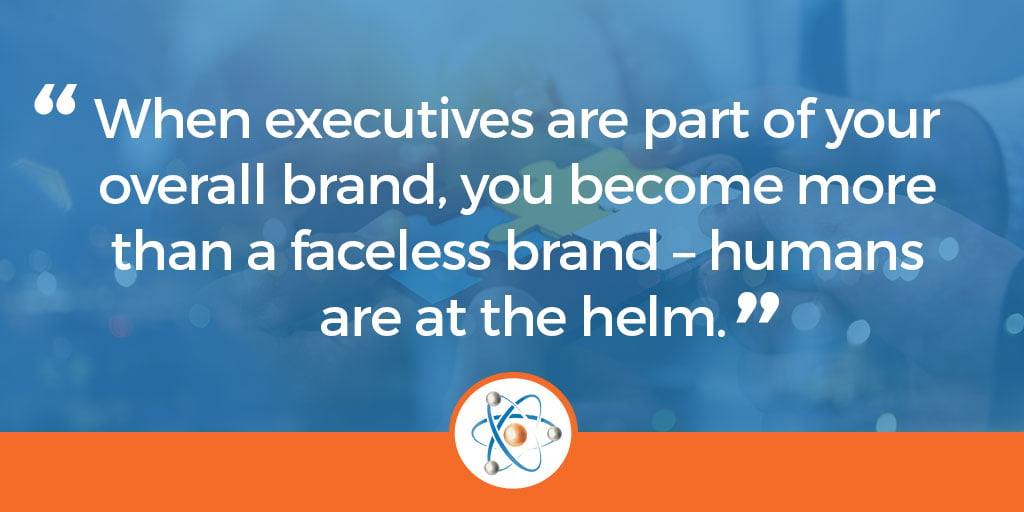 The benefits of creating executive brands