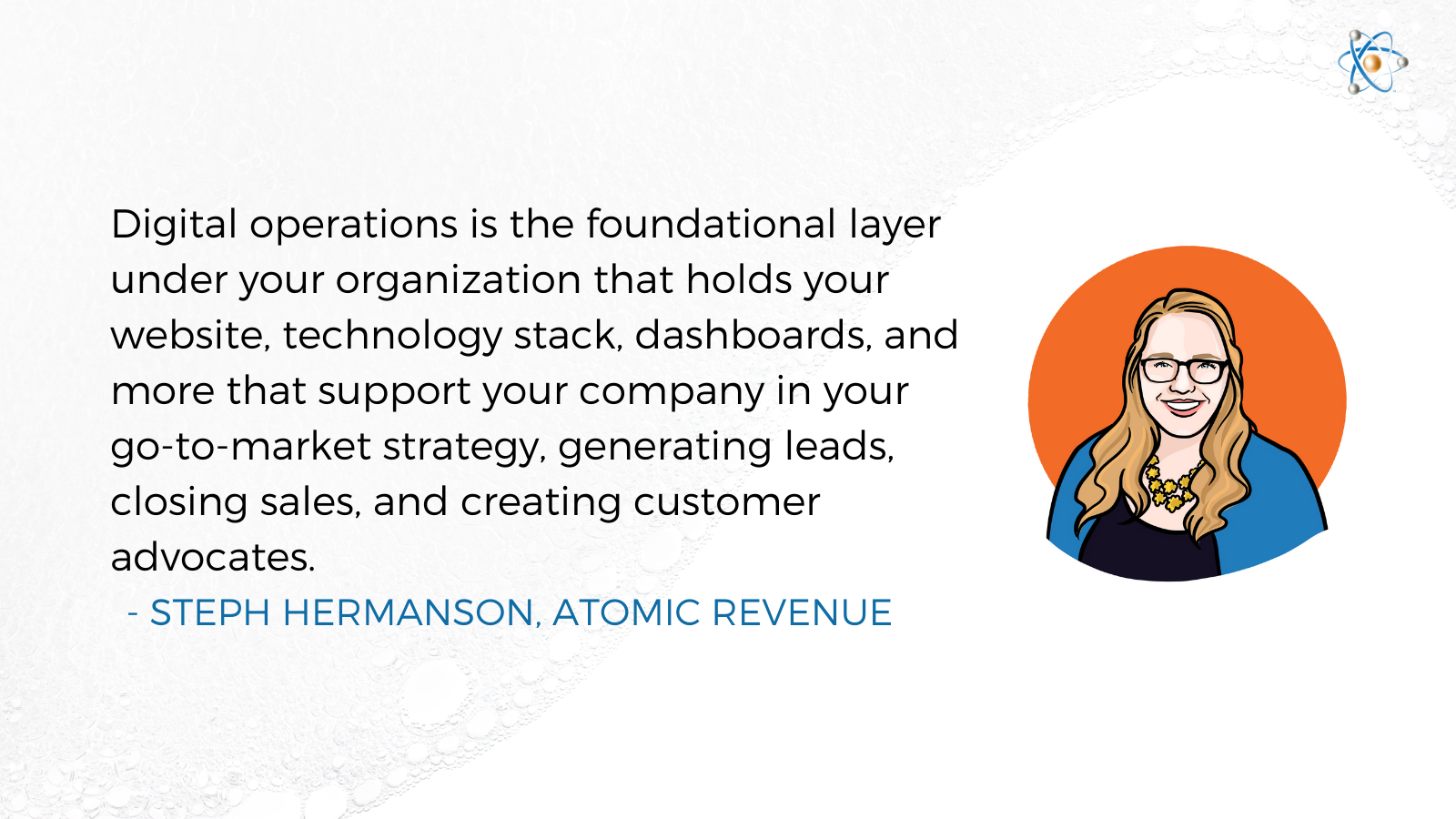 digital operations foundation alyer organization steph hermanson atomic revenue