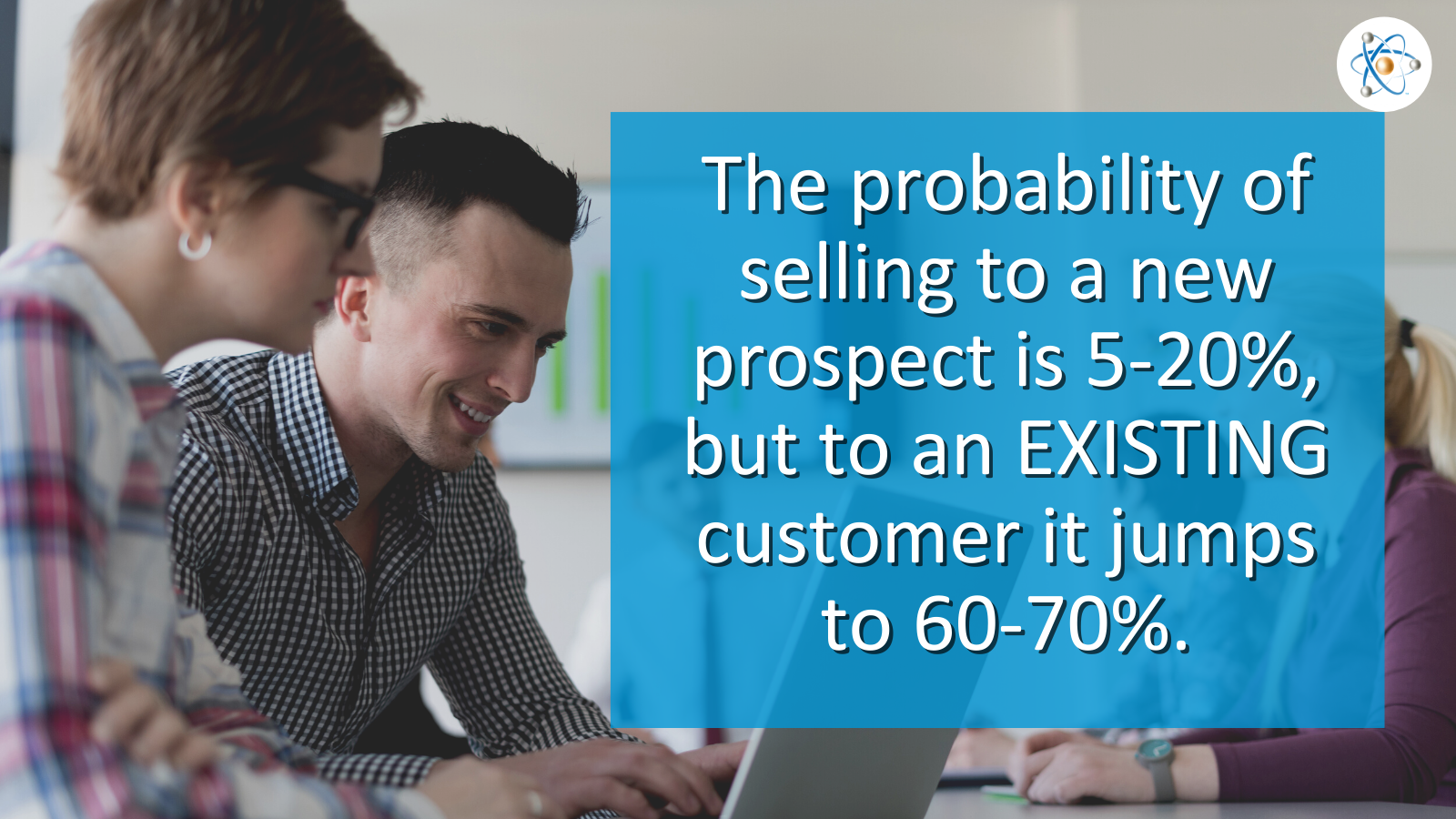 probability of selling to new prospect existing customer statistic atomic revenue customer marketing