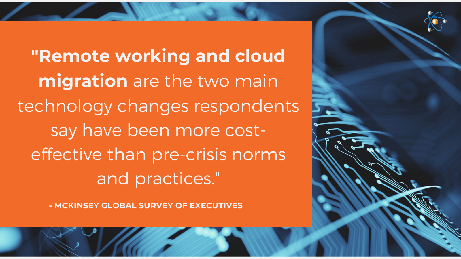 remote working cloud migration technology will become even more important