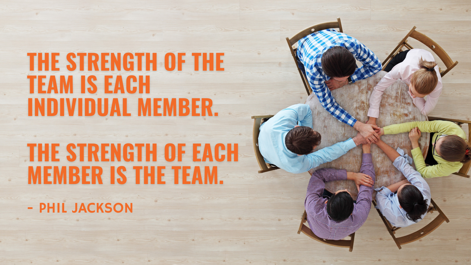 strength team each individual member quote phil jackson